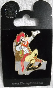Piratas del Caribe - Pirata Goofy con Pierna Peluda (3D) Prendedor Disney * - Imagen 1 de 2