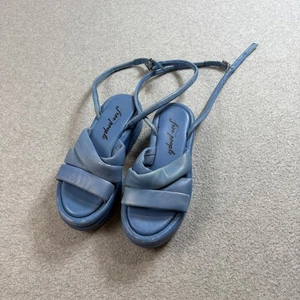 Free People Shoes Womens 36 US 6 Platform Sandal Padded Strappy Summer Casual - Picture 1 of 9