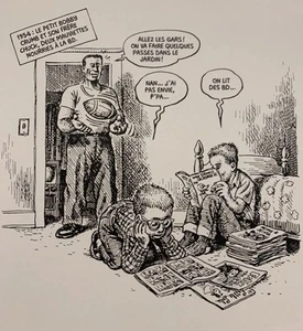 —R. CRUMB— Impresión francesa de edición limitada (~8” x 8”) ***HTF*** - Imagen 1 de 6