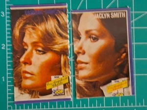 1978 SUPER POP TV SHOW AUFKLEBER KARTE CHARLIES ANGELS FARRAH FAWCETT JACLYN SMITH - Bild 1 von 2