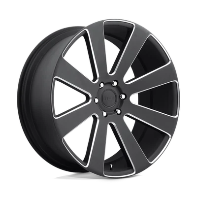 Rueda 22x9,5 DUB S187 8 BOLAS NEGRO MATE FRESADO 6x5,5 (20 mm) Foto 1 de 4