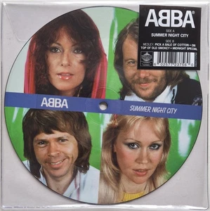 ABBA - Summer Night City - 7" Picture Disc Single - Re Polar - (NEW/UNPLAYED) - Picture 1 of 2