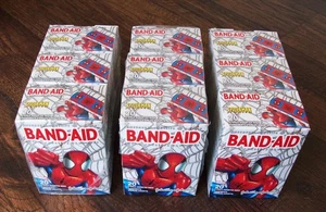 Marvel Spiderman Pflaster Marke Klebeverbände 9 Boxen sortiert Größen VERSIEGELT - Bild 1 von 9