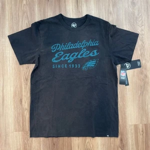 '47 Philadelphia Eagles Dusted Jet Black NFL Graphic T-Shirt Herren Large - Bild 1 von 6