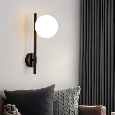 Indoor Wall Lamp Bedroom Wall Light Hallway Wall Sconce Home Glass Wall Lighting - Image 1 of 4