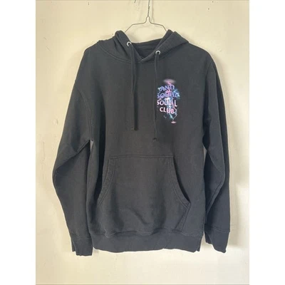 Anti Social Club Men’s Black Hoodie Size S - Image 1 of 4