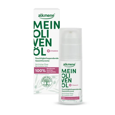 alkmene 50ml Gesichtscreme für trockene Haut - Feuchtigkeitscreme Gesicht vegan