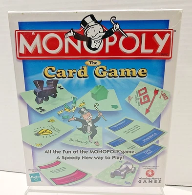 Vintage Monopoly The Card Game SEALED Winning Moves 2000 Cards Finance - image 1 of 3