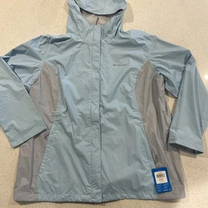 Columbia Arcadia II Rain Jacket NEW Womens 2X Omni Tech Packable Waterproof - Picture 1 of 6