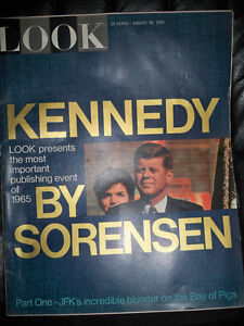 Look Magazine August 10, 1965 Kennedy by Sorenson