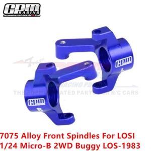 GPM CNC Alloy 7075 Front Spindles For LOSI 1/24 Micro-B 2WD Buggy LOS-1983 US - Picture 1 of 9