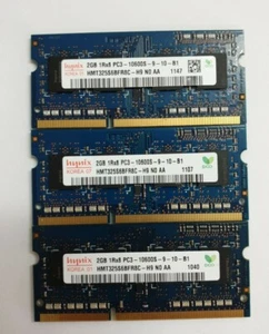 Hynix 4GB 3x 2GB Memory Kit HMT325S6BFR8CH9 REF RS41 - Picture 1 of 2