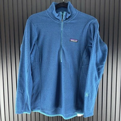 Patagonia R1 Air Size Small Womens Blue 1/2 Zip Pullover - Image 1 of 4