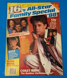 16 Magazine All-Star Special 1987-88 - River Phoenix Corey Haim Feldman 80s Teen