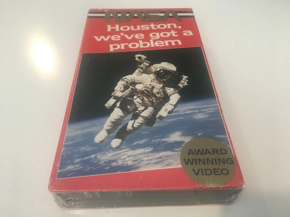 NASA Houston We've Got a Problem Award Winning Video VHS Tape Space RARE HIFI