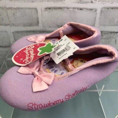 Тапочки без шнуровки для девочек-младенцев Strawberry Shortcake размер 12 - Изображение 1 из 4