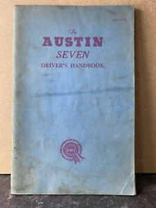 Vintage Collectible The Austin Seven Drivers Handbook (1960)