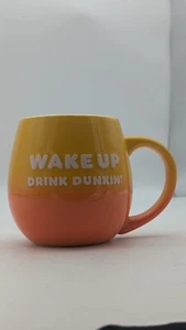 Dunkin’ Donuts Yellow/Orange 20 OZ. Ceramic Coffee Mug 2019 Style - Picture 1 of 8