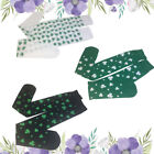  3 Pairs M Green Shamrock Socks Stockings Festival Dressup Accessory