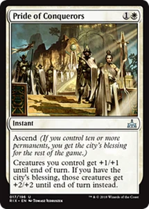 PRIDE OF CONQUERORS ~mtg NM Rivals of Ixalan Unc x4 - Picture 1 of 1