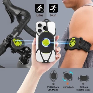 Bone Original Tie Connect Kit 2 Support Téléphone Rotatif Magnétique 360 pour Run + Vélo - Photo 1 sur 22