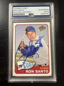 2005 Topps Archives Ron Santo Auto Autograph Signed Card HOF PSA - Picture 1 of 2