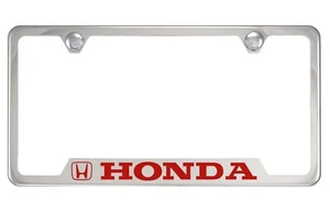 Chrome License Plate Frame for Honda - Picture 1 of 1