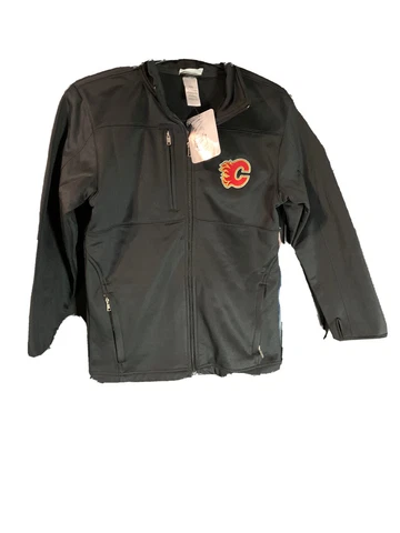 Reebok Calgary Flames Kids Medium (10/12) Jacket Cover