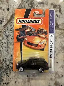 Matchbox #50 Range Rover Sport Black Satin Sawblade wheels 2006 FAST SHIPPING - Picture 1 of 9