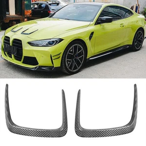 For BMW G80 G82 G83 M3 M4 2021-2023 Carbon Fiber Front Hood Bonnet Cover Trim - Picture 1 of 9