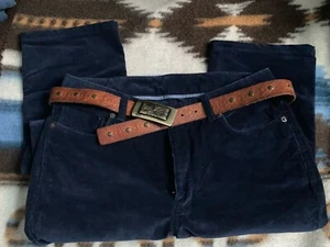 L.L. Bean Women’s Favorite Fit Corduroy Pants Size 8 Blue - Picture 1 of 5