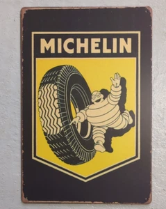 Neu Retro Reproduktion Michelin Reifen Blechschild 20 x 30 cm - Bild 1 von 7