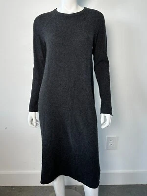 Equipment Grey Cashmere Shift Dress Size Small Midi - Image 1 of 4