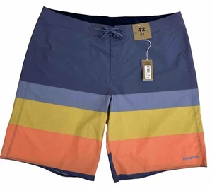 Patagonia Men's Hydropeak Boardshorts 21 swim trunk The Point Current Blue 42 - Picture 1 of 14