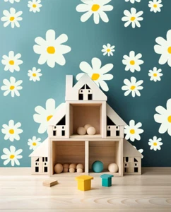 Mix Flower Decal, USA Made, Wall Decor, Nursery, Home, Wall Sticker, Bedroom - Picture 1 of 6