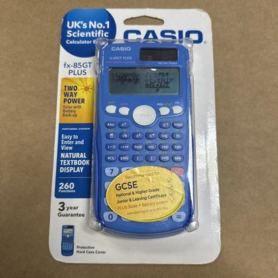Casio FX-85GT PLUS Scientific Calculator - Blue - Image 1 of 3