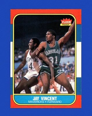 1986-87 Fleer Set-Break #118 Jay Vincent EX-EXMINT *GMCARDS* - Image 1 of 2