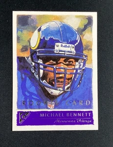 Topps Gallery Michael Bennett #128 2001 novato RC Vikings - Imagen 1 de 2