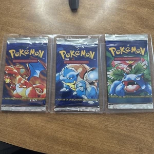 Full Art Set 1st Edition Base Set Unopened Packs Spanish - Picture 1 of 5