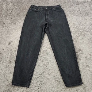 VINTAGE Levis 560 Jeans Herren 38 (34x33) schwarz Tapered Leg Loose Fit 90s USA - Bild 1 von 12