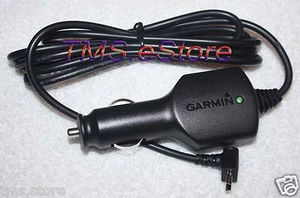 Genuine Garmin NUVI 200 250 265wt 1450 1490 GPS Vehicle Power Cable/Cord Charger - Picture 1 of 2