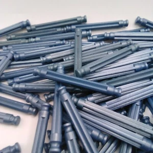 K'Nex Knex metallic blue 55mm rods x119 pieces - Picture 1 of 4