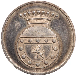 FRANCIA, SOCIEDAD DE AGRICULTURA, BELLAS LETRAS, CIENCIAS Y ARTES PLATA - Imagen 1 de 2