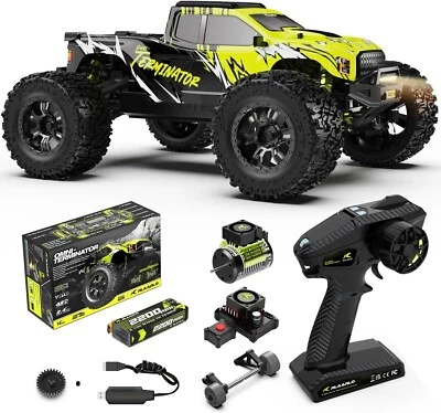 50mph Waterproof Brushless Monster Truck - 4WD RTR RC Car for Thrill Seekers - Image 1 of 4