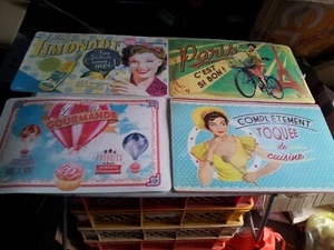 4x Tischset , Platzset vintage retro 50iger 60iger jahre - Bild 1 von 24