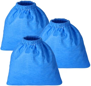 3 Stück Stofffilterbeutel für Armor All AA256 AA255 2,5 Gallonen Shop VAC Microlined - Bild 1 von 7