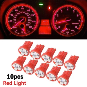 Bombillas LED interiores de coche rojas de 10 piezas para lámpara de matrícula de domo de 12 V. - Imagen 1 de 8