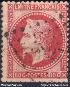 FRANCE EMPIRE N° 32 AVEC PC DES GC 3827 SAINT QUENTIN AIN - Picture 1 of 2