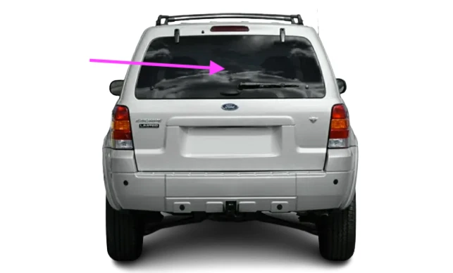 Se adapta a Ford Escape 2002-2007, Mercury Mariner 05-2007 ventana trasera vidrio térmico Foto 1 de 4