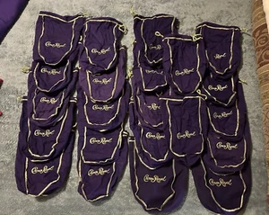 Crown Royal Bags 22 Lot - Picture 1 of 2